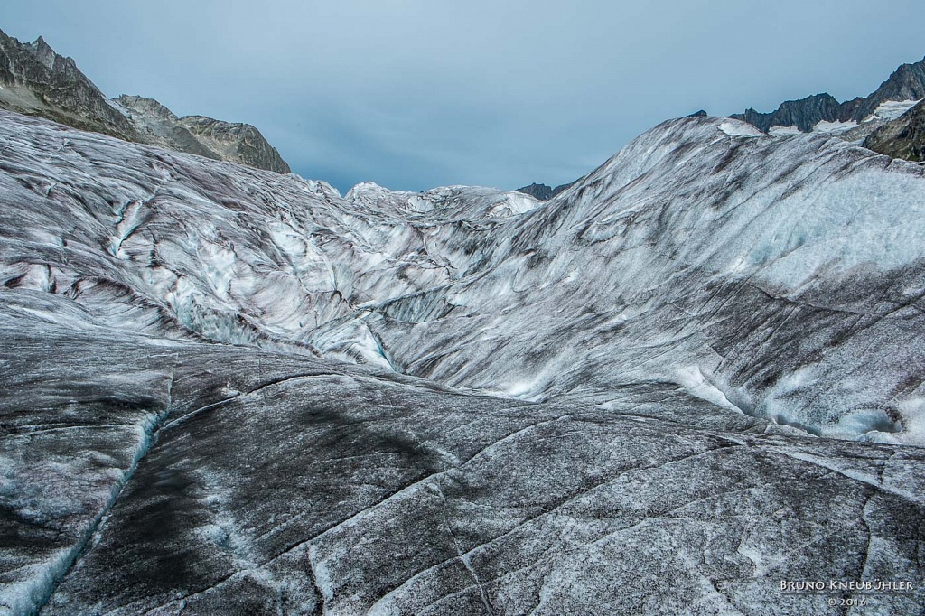 Aletschgletscher Wellen