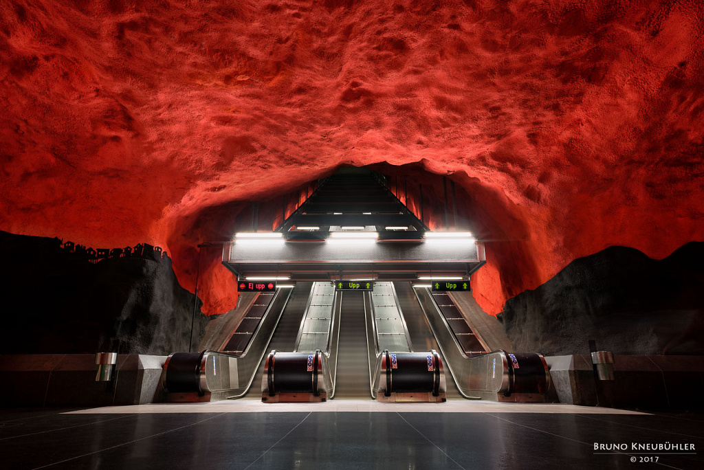 U-Bahn in Stockholm